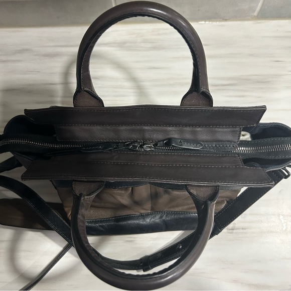 Rag & Bone Realm Two-Tone Leather Satchel Crossbody - Picture 6 of 12